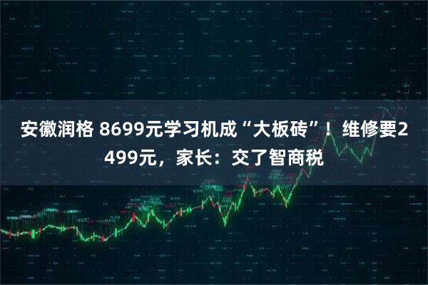 安徽润格 8699元学习机成“大板砖”！维修要2499元，家长：交了智商税